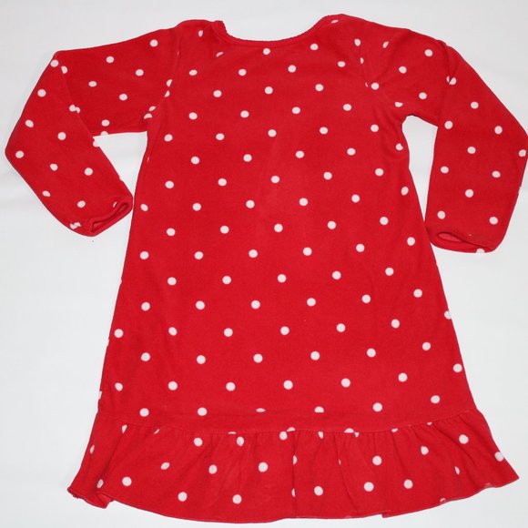 COPY - 🌈Carters Gingerbread Man Nightgown polka Dot-Red - Picture 3 of 8